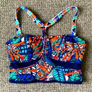 Athleta Tropical Swim Bikini Top